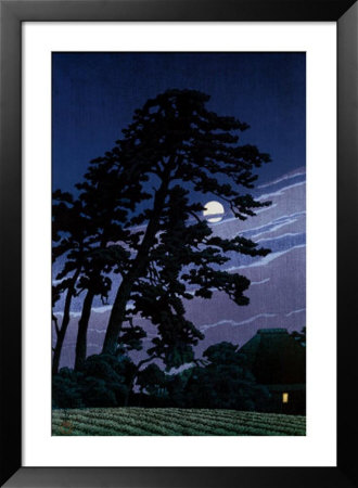 Moon At Magome by Kawase Hasui Pricing Limited Edition Print image