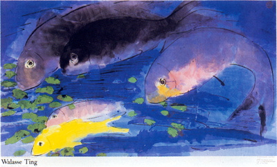 Summer Fishes by Walasse Ting Pricing Limited Edition Print image