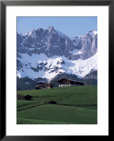 Kaiser Gebirge Mountain Range From The South, Above Ellmau, Tirol, Austrian Alps, Austria by Ursula Gahwiler Pricing Limited Edition Print image