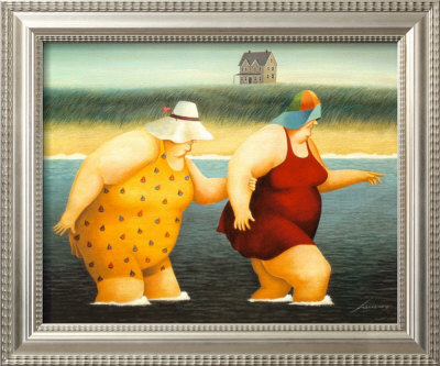 Judy And Marge by Lowell Herrero Pricing Limited Edition Print image