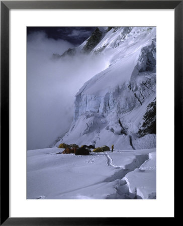 Camp One On The Southside Of Everest, Nepal by Michael Brown Pricing Limited Edition Print image