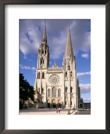 Chartres Cathedral, Unesco World Heritage Site, Chartres, Eure-Et-Loir, France by Charles Bowman Pricing Limited Edition Print image