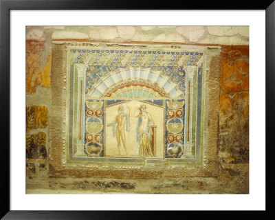 Mosaic In House Of Neptune, Herculaneum, Near Naples, Campania, Italy by Richard Ashworth Pricing Limited Edition Print image