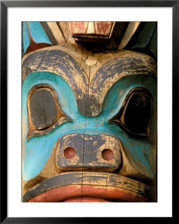 Detail Of Totem, Sitka Totem Park, Alaska, Usa by Hugh Rose Pricing Limited Edition Print image