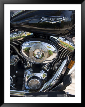 Harley Davidson Motorcycle, Key West, Florida, Usa by R H Productions Pricing Limited Edition Print image