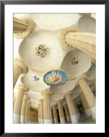 Parc Guell (Guell Park), Barcelona, Catalonia (Cataluna), Spain by Marco Simoni Pricing Limited Edition Print image