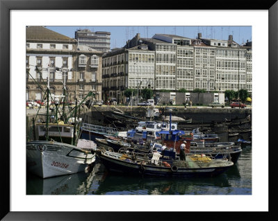 Harbour, La Coruna, Galicia, Spain by Michael Busselle Pricing Limited Edition Print image