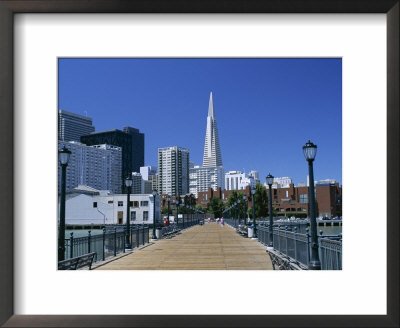 The Embarcadero Center And The Transamerica Pyramid, San Francisco, California, North America by Fraser Hall Pricing Limited Edition Print image