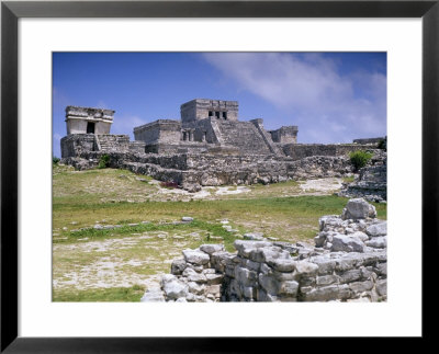 Mayan Archaeological Site, Tulum, Yucatan, Mexico, North America by John Miller Pricing Limited Edition Print image