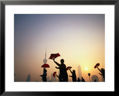 Morning Tai Chi Exercise In The Bund, Shanghai, China by Ray Laskowitz Pricing Limited Edition Print image
