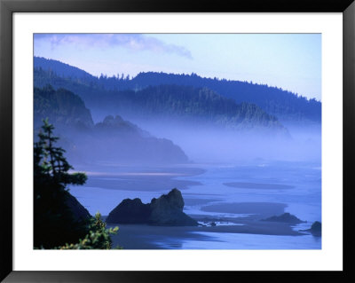 Arcadia Beach Coastline From Silver Point, Oregon, Usa by Roberto Gerometta Pricing Limited Edition Print image