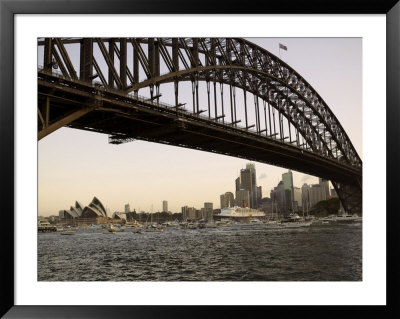 Qe2 Arriving In Sydney Harbour, New South Wales, Australia by Mark Mawson Pricing Limited Edition Print image