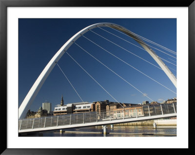 Gateshead Centenary Footbridge, Newcastle Upon Tyne, Tyneside, England, United Kingdom by James Emmerson Pricing Limited Edition Print image