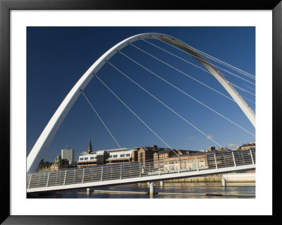 Gateshead Centenary Footbridge, Newcastle Upon Tyne, Tyneside, England, United Kingdom by James Emmerson Pricing Limited Edition Print image