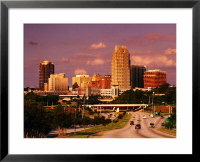 Highway With City Skyline Behind, Raleigh, Usa by Witold Skrypczak Pricing Limited Edition Print image