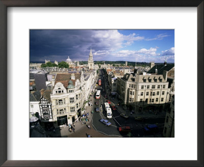 High Street From Carfax Tower, Oxford, Oxfordshire, England, United Kingdom by Walter Rawlings Pricing Limited Edition Print image