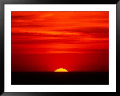 Sunset Over The Gulf Of Mexico, Florida, Usa by Charles Sleicher Pricing Limited Edition Print image