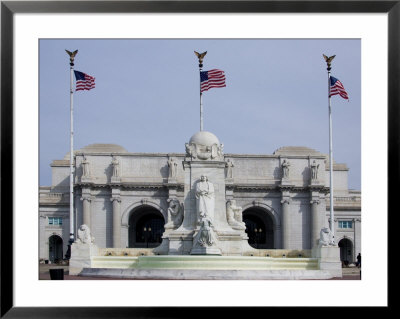 Chistopher Columbus Fountain, Union Station, Washington Dc, Usa by Scott T. Smith Pricing Limited Edition Print image