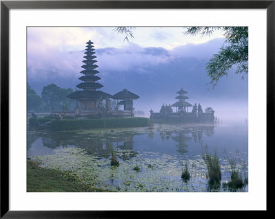 Pura Ulun Temple, Danu Bratan, Island Of Bali, Indonesia, Southeast Asia by Bruno Morandi Pricing Limited Edition Print image