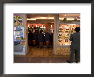 Businessman's Lunch Time Restaurant, Shinjuku, Tokyo, Honshu, Japan by Christian Kober Pricing Limited Edition Print image