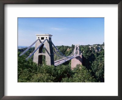 Clifton Suspension Bridge, Bristol, Avon, England, United Kingdom by Chris Nicholson Pricing Limited Edition Print image