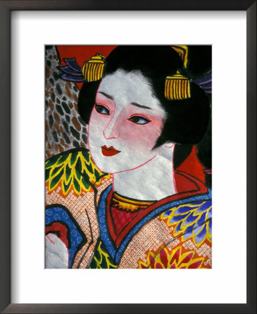 Geisha, Warrior Folk Art, Takamatsu, Shikoku, Japan by Dave Bartruff Pricing Limited Edition Print image