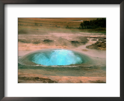 Geyser Erupting, Strokkur, Iceland by Yvette Cardozo Pricing Limited Edition Print image