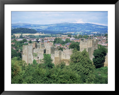 Ludlow Castle From Whitecliff, Shropshire, England, United Kingdom by David Hunter Pricing Limited Edition Print image