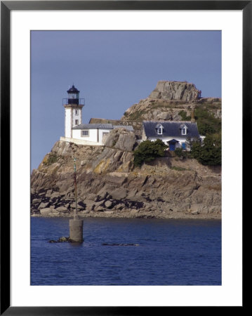 Pen Al Lann Point (Pointe De Pen-Al-Lann) Lighthouse, Carentec, Finistere, Brittany, France by David Hughes Pricing Limited Edition Print image