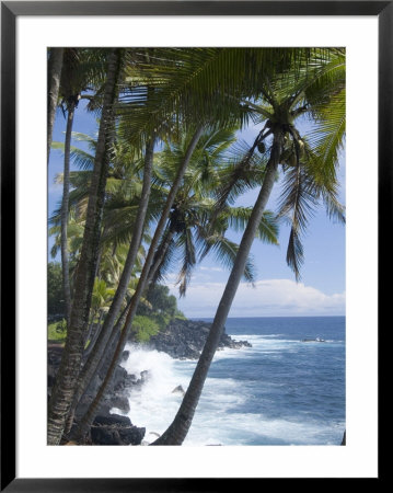 Puna (Black Sand) Beach, Island Of Hawaii (Big Island), Hawaii, Usa by Ethel Davies Pricing Limited Edition Print image