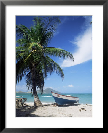 View Towards St. Kitts, Nevis, Leeward Islands, West Indies, Caribbean, Central America by G Richardson Pricing Limited Edition Print image