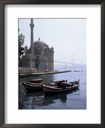Ortakoy, Bosphorus Bridge, Bosphorus, Istanbul, Turkey, Eurasia by Adam Woolfitt Pricing Limited Edition Print image