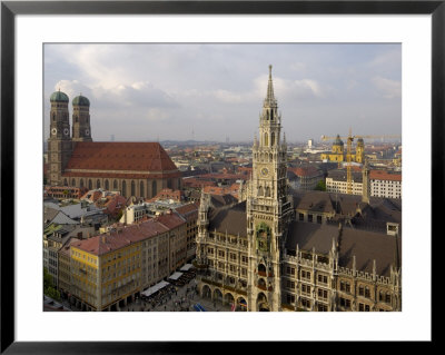 Neues Rathaus And Marienplatz From The Tower Of Peterskirche, Munich, Germany by Gary Cook Pricing Limited Edition Print image
