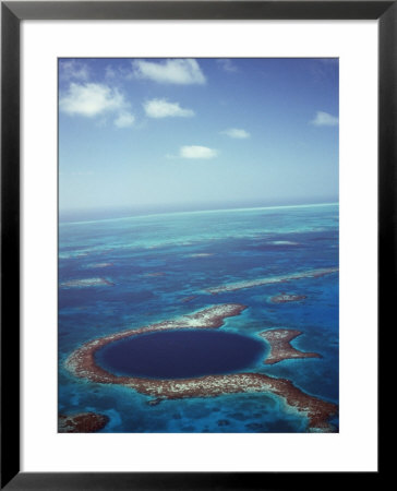 Blue Hole, Lighthouse Reef, Belize, Central America by Upperhall Pricing Limited Edition Print image