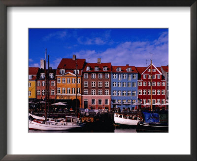 The Colourful Houses And Restaurants Of Nyhavn, Copenhagen, Denmark by Izzet Keribar Pricing Limited Edition Print image