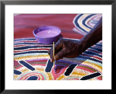 Painting Of Aboriginal Artwork, Northern Territory, Australia by Oliver Strewe Pricing Limited Edition Print image