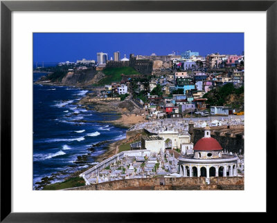 Fuerte De San Cristobal With The City In The Background, San Juan, Puerto Rico by John Elk Iii Pricing Limited Edition Print image