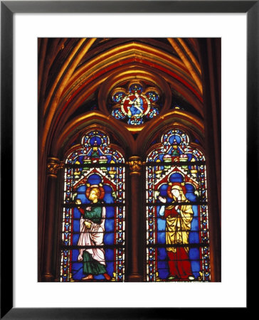 Stained Glass, Ste Chapelle Chapel, Ile De La Cite, Paris, France by Stuart Westmoreland Pricing Limited Edition Print image