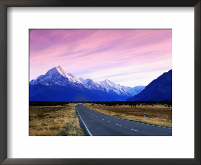 Early Morning Of Mount Cook And Other High Peaks Of Southern Alps, New Zealand by Ross Barnett Pricing Limited Edition Print image
