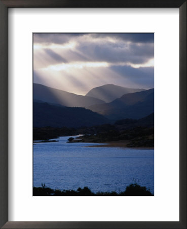 Lake And Mountains In Killarney National Park, Ireland by Oliver Strewe Pricing Limited Edition Print image