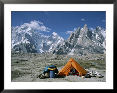 A Camp Set Up In Charakusa Valley, Karakoram, Pakistan by Jimmy Chin Pricing Limited Edition Print image