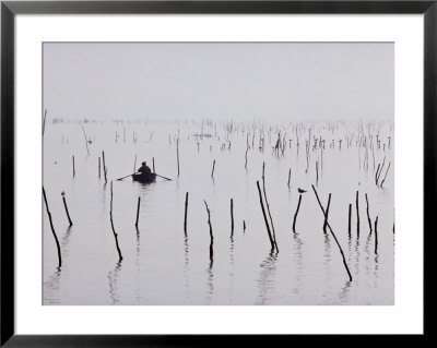 Oyster Beds, Arcachon, Gironde, Aquitaine, France by Adam Woolfitt Pricing Limited Edition Print image