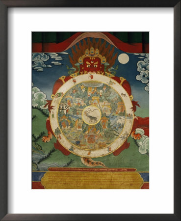 Wheel Of Life, Tibetan Art, China by Doug Traverso Pricing Limited Edition Print image