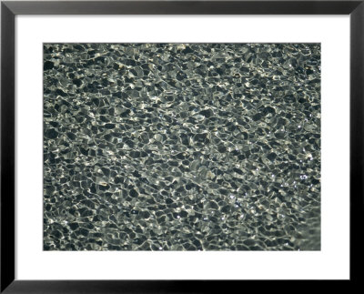 Pebbles Seen Through Shallow Rippling Water by Todd Gipstein Pricing Limited Edition Print image