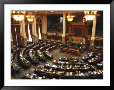 The Iowa House Of Representatives Chamber In The State Capitol by Joel Sartore Pricing Limited Edition Print image