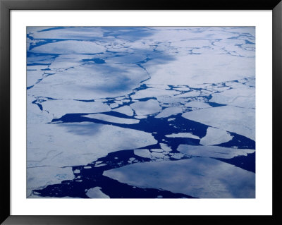 Artic Ice Floes, Nunavut, Canada by Tony Wheeler Pricing Limited Edition Print image