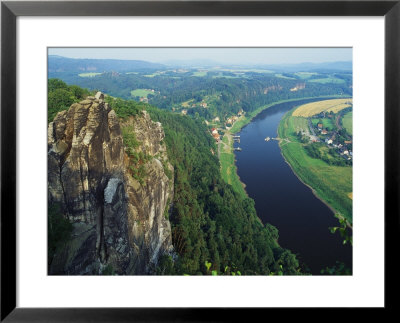 Aerial View, Sachsische Schweiz National Park, Germany by Norbert Rosing Pricing Limited Edition Print image