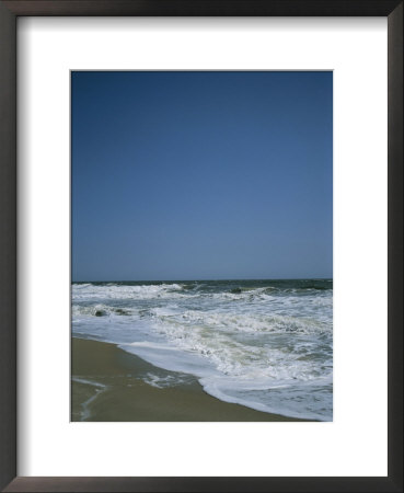 A Beach In Delaware With Rough Seas And Blue Skies by Taylor S. Kennedy Pricing Limited Edition Print image