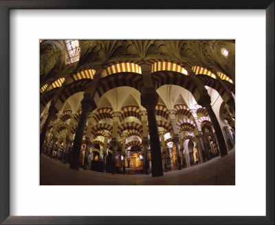 Interior Of The Great Mosque, Houses A Later Christian Church Inside, Andalucia by S Friberg Pricing Limited Edition Print image