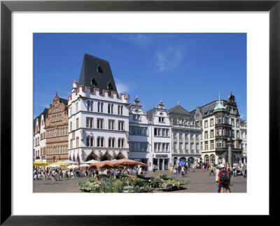 Hauptmark (Market Square), Trier, Rheinland-Pfalz, Germany by Hans Peter Merten Pricing Limited Edition Print image